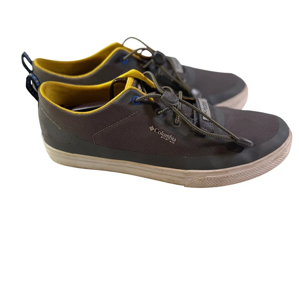 Columbia PFG Boat Shoes Mens 9 Grey Blood n Guts Gorpcore Fisherman Core Coastal
